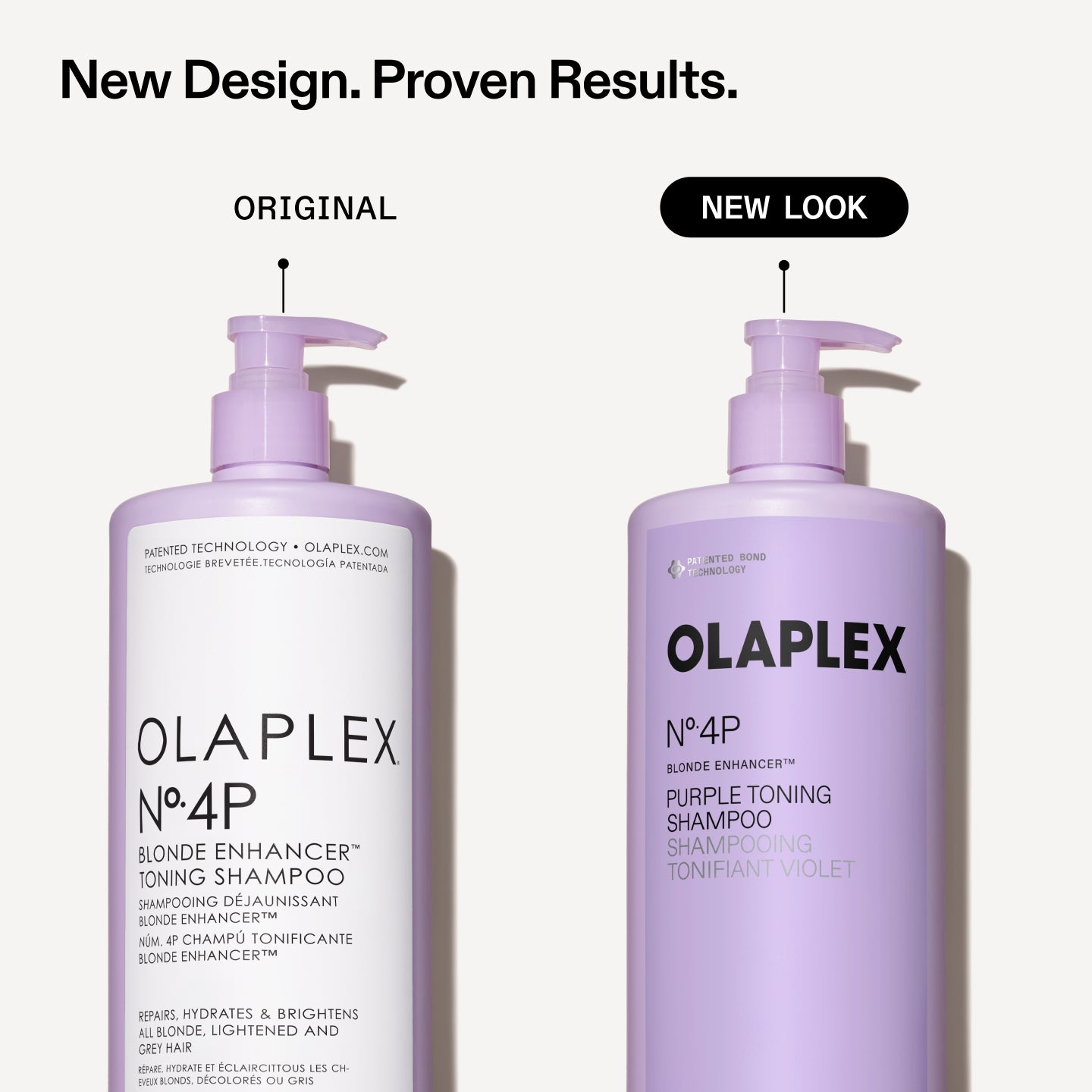 No.4P BLONDE ENHANCER PURPLE TONING SHAMPOO LITER - Image 4